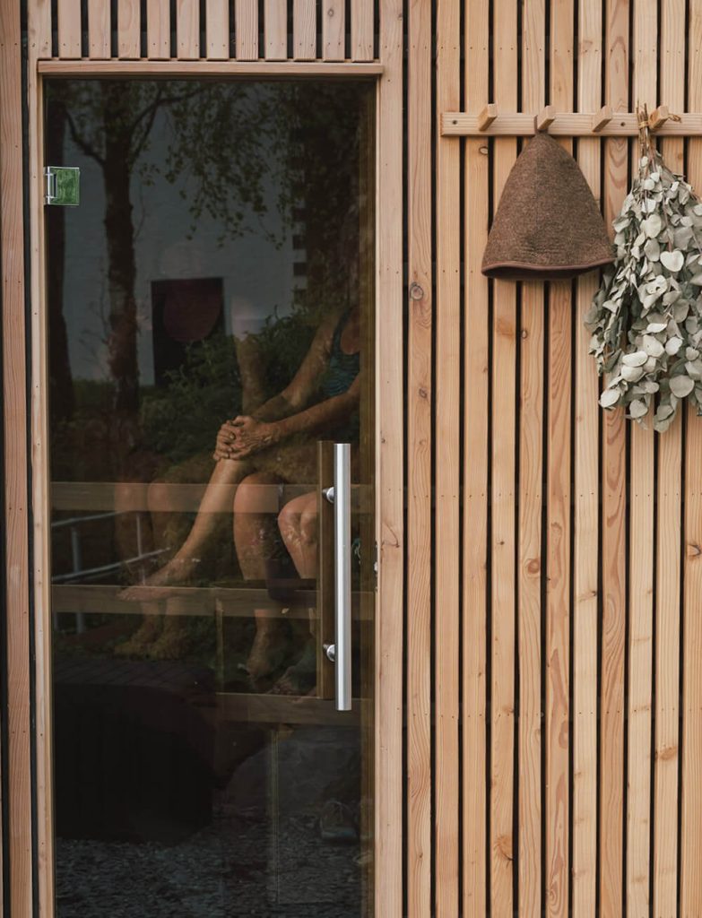 The Secret Sauna - The Hot Bothy + Brimstone - door