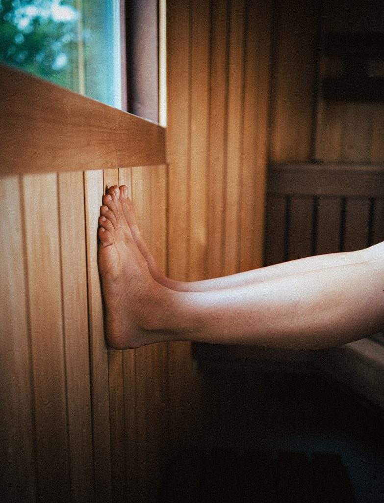 The Secret Sauna - The Hot Bothy + Brimstone - feet